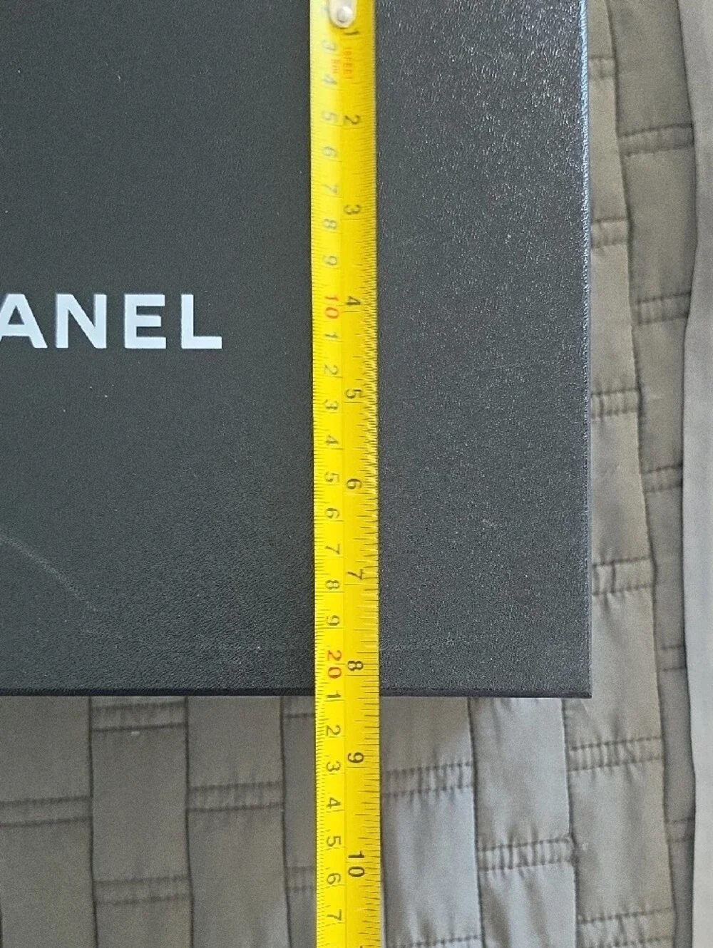 CHANEL Black Men's Accessory Box with White Logo
